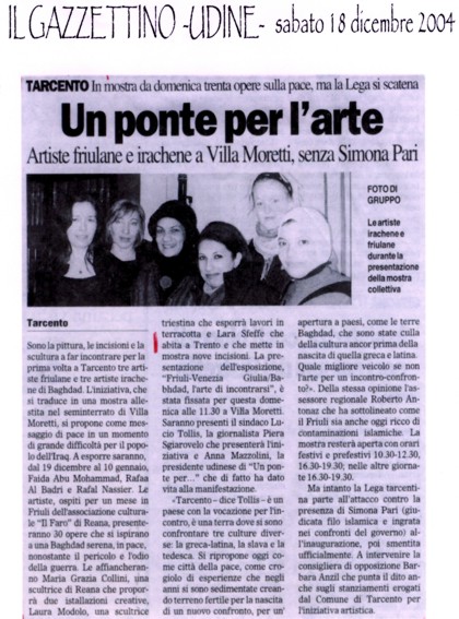 GAZZETTINO DI UDINE 2004