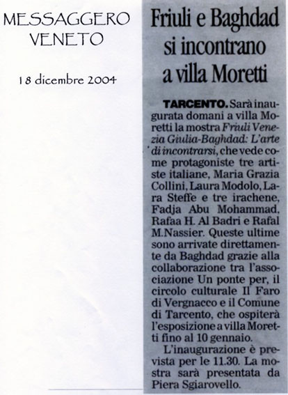 MESSAGGERO VENETO 2004