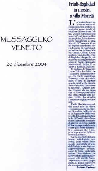 MESSAGGERO VENETO 2004