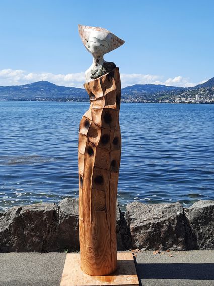 METAMORPHOSIS,  2023-BIENNALE de SCULPTURES  Villeneuve - SWITZERLAND -
